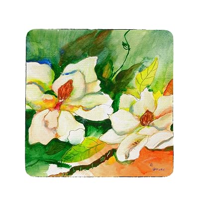 Betsy Drake Magnolias Coaster Set of 4