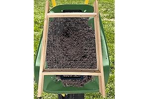 Compost Screen for Sifting Soil, Rocks, and Debris