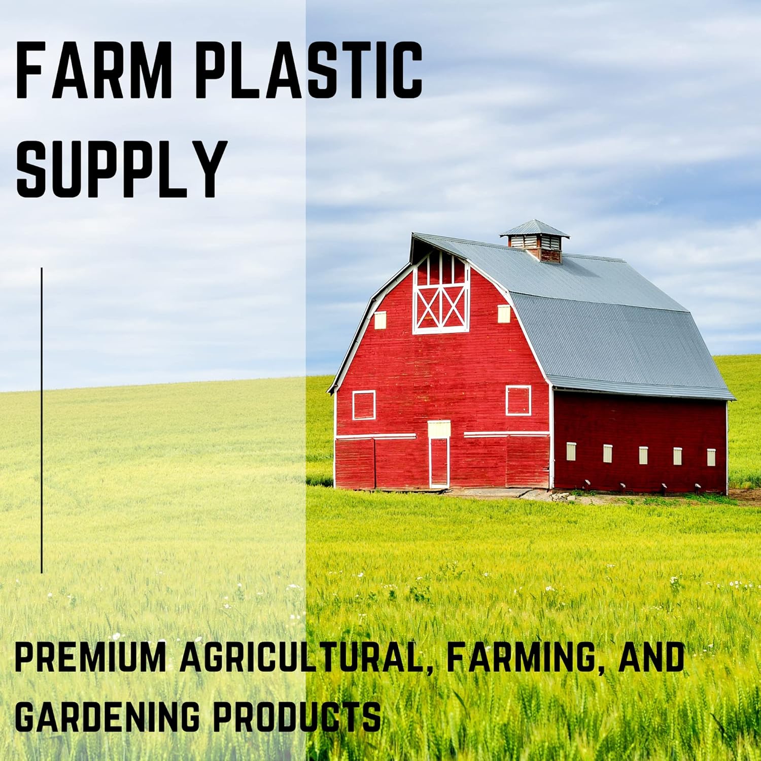 Farm Plastic Supply - Clear Vinyl Sheeting - 20 Mil 4.5" Wide - Vinyl Plastic Sheeting, Clear Vinyl Sheet for Storm Windows, Covering, Protection, Tablecloth Protector (4.5' x 100')