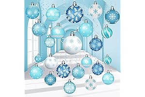54 Pcs Winter Wonderland Christmas Ornaments