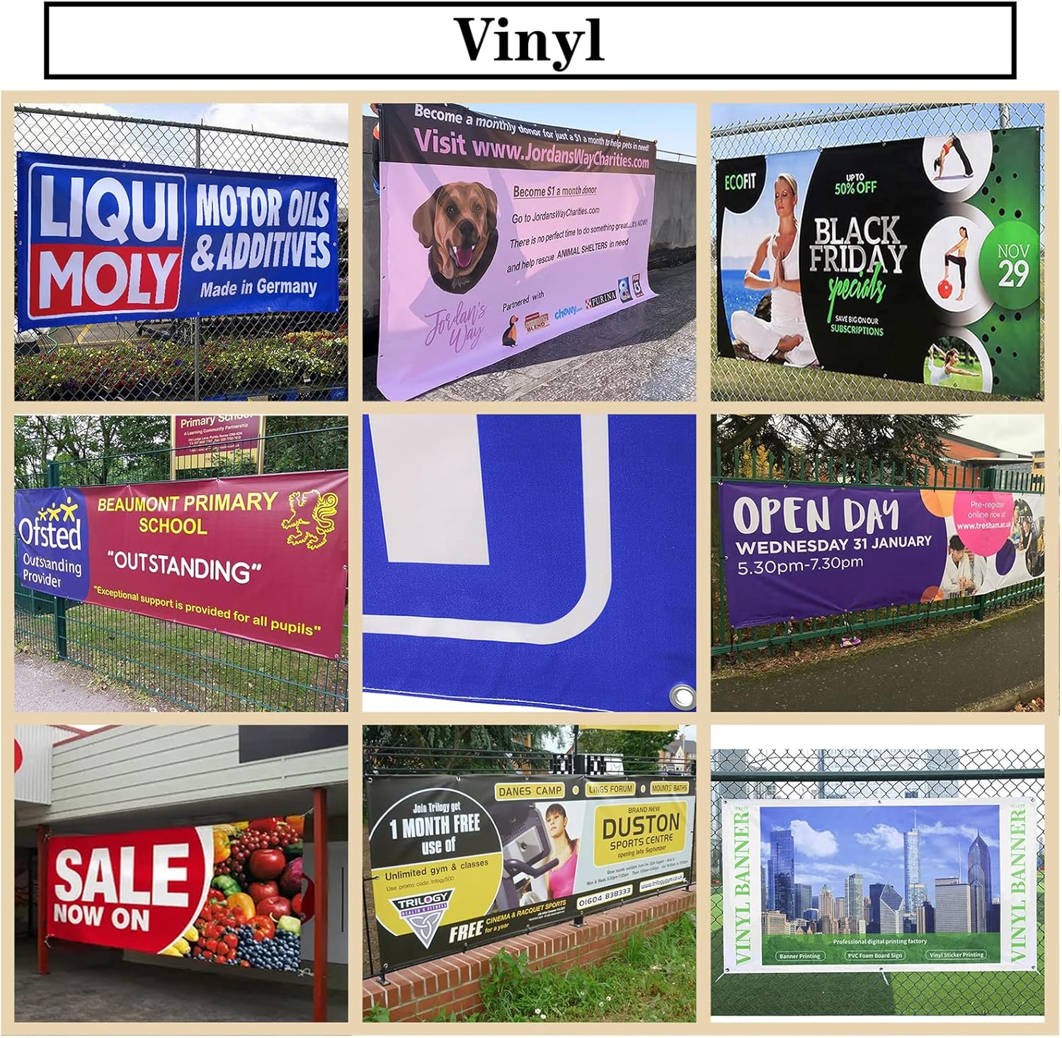 Custom-Personalized Banners-Signs Image-Text Logo-Color - Customizable Design Banner Printed Background Signs for Indoor Outdoor Events Retail Business Graduation and Parties (1'x6')
