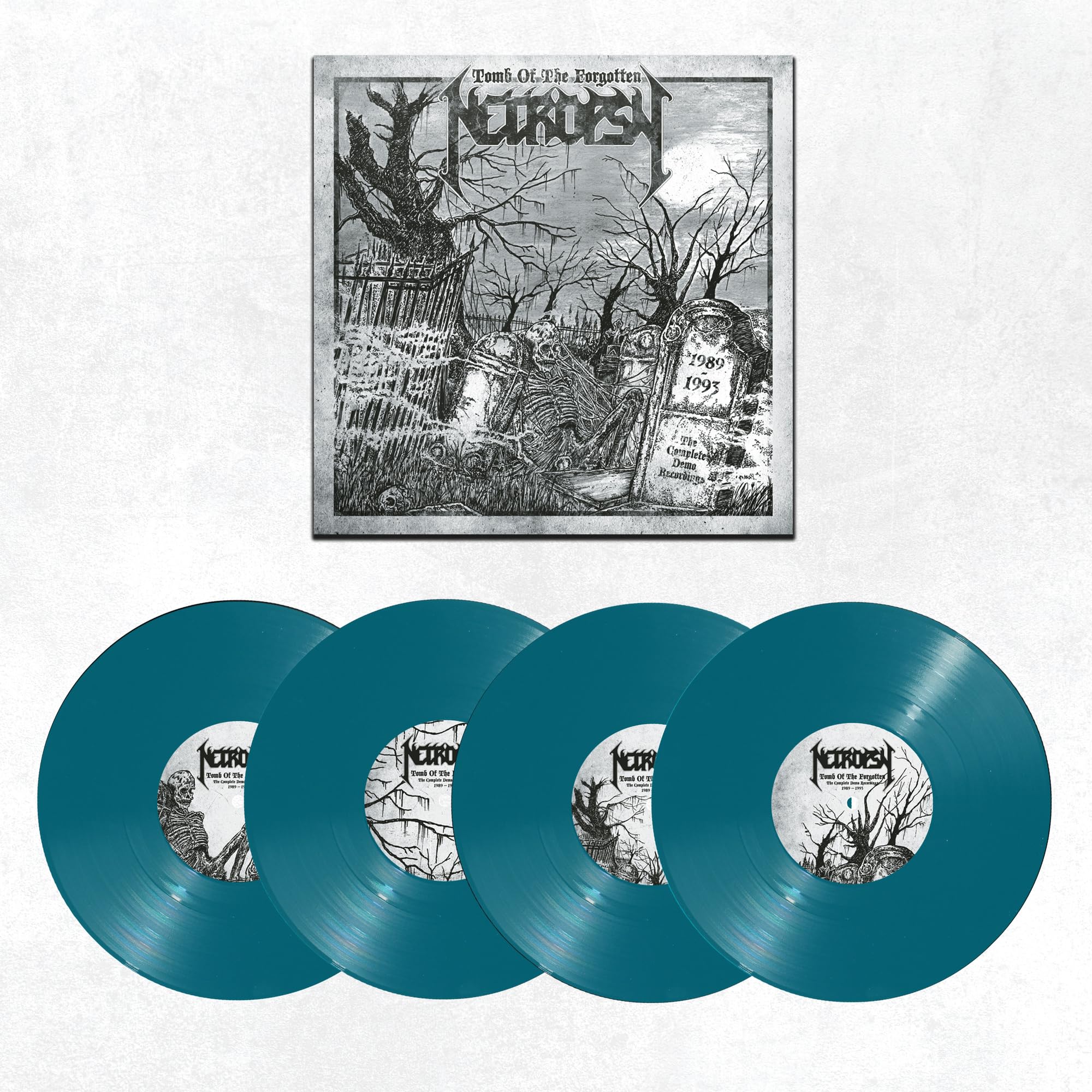 NECROPSY - Tomb of the Forgotten (The Complete…) 4 LP Green Vinyl Ltd Ed