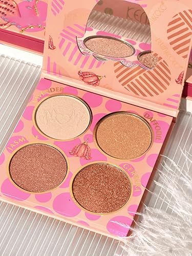 Miniatura 9 de KEVIN & COCO - Paleta de sombras de ojos de 84 colores con temática de lunares, artículo imprescindible para niñas, adecuado para varias ocasiones,