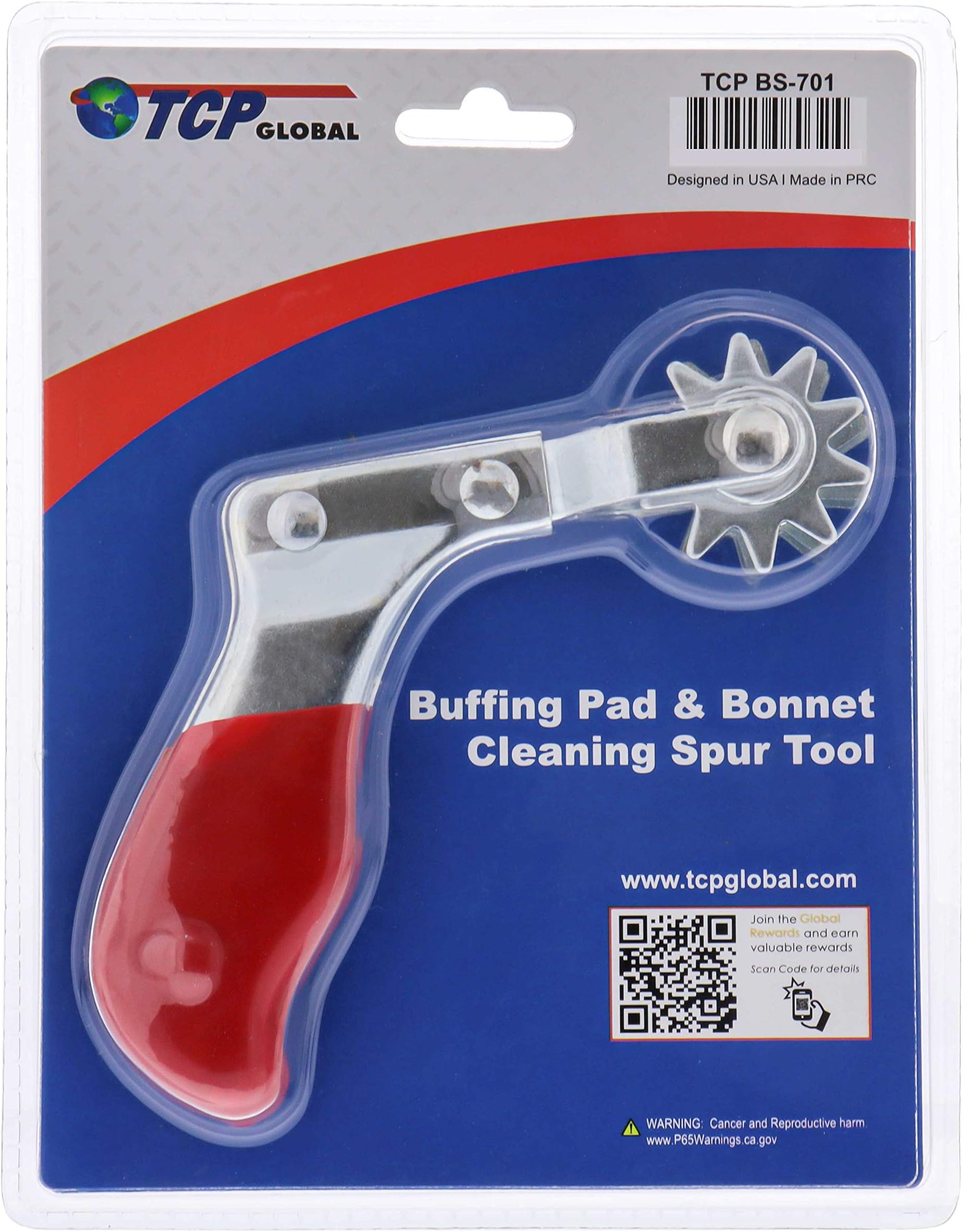 TCP Global®Brand Buffing Pad Cleaning Spur for Polishing Bonnets & Compund Pads