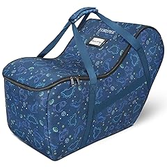 YOREPEK Infant Car Seat Travel Bag Compatible with Nuna Pipa Car Seat and Base,Fit for Graco SnugRide 35 Lite and Base,Car Seat Carrier for Airport,Carseat Travel Cover for Baby Travel Essentials,BLUE