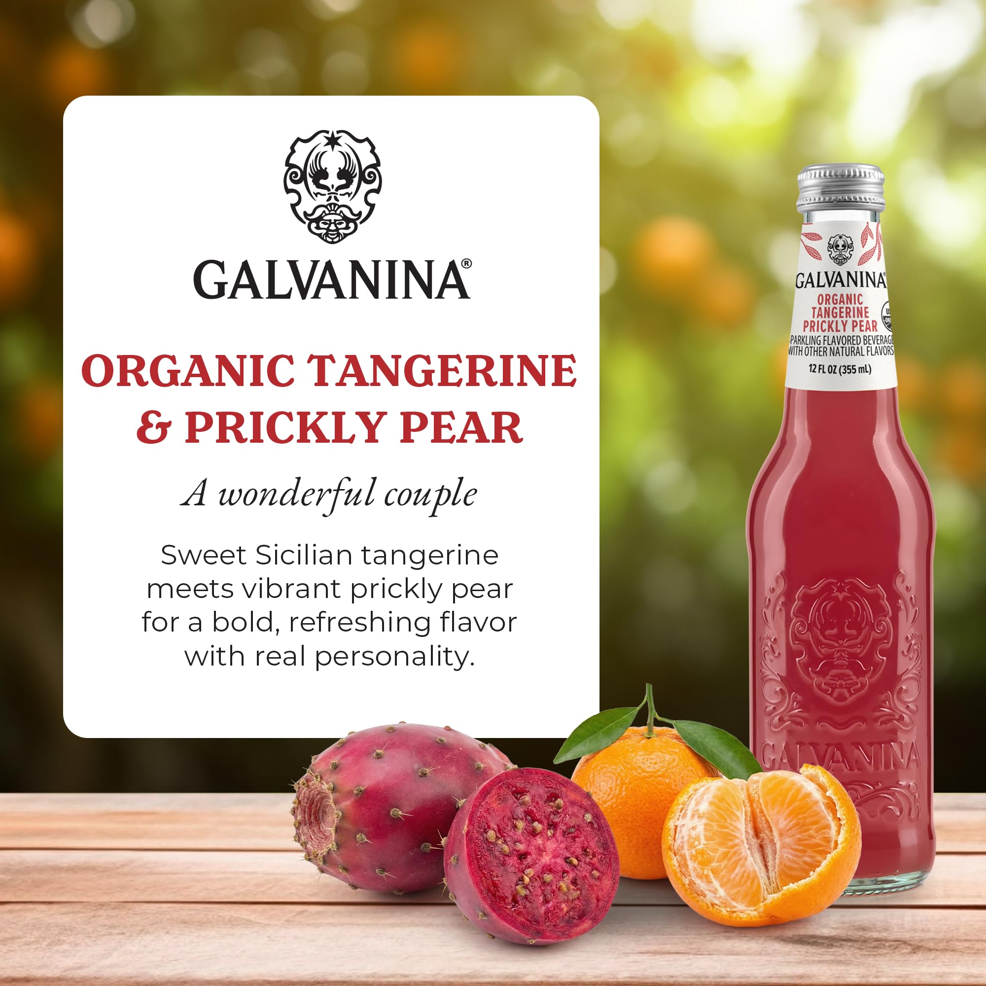 Organic Clementine Sparkling Flavored Beverage
