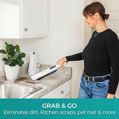 Miniatura 6 de Kenmore HV3005 Aspiradora de mano inalámbrica sin escobillas de 11.1 V, ligera, versátil y portátil, potente succión con control de potencia de 2