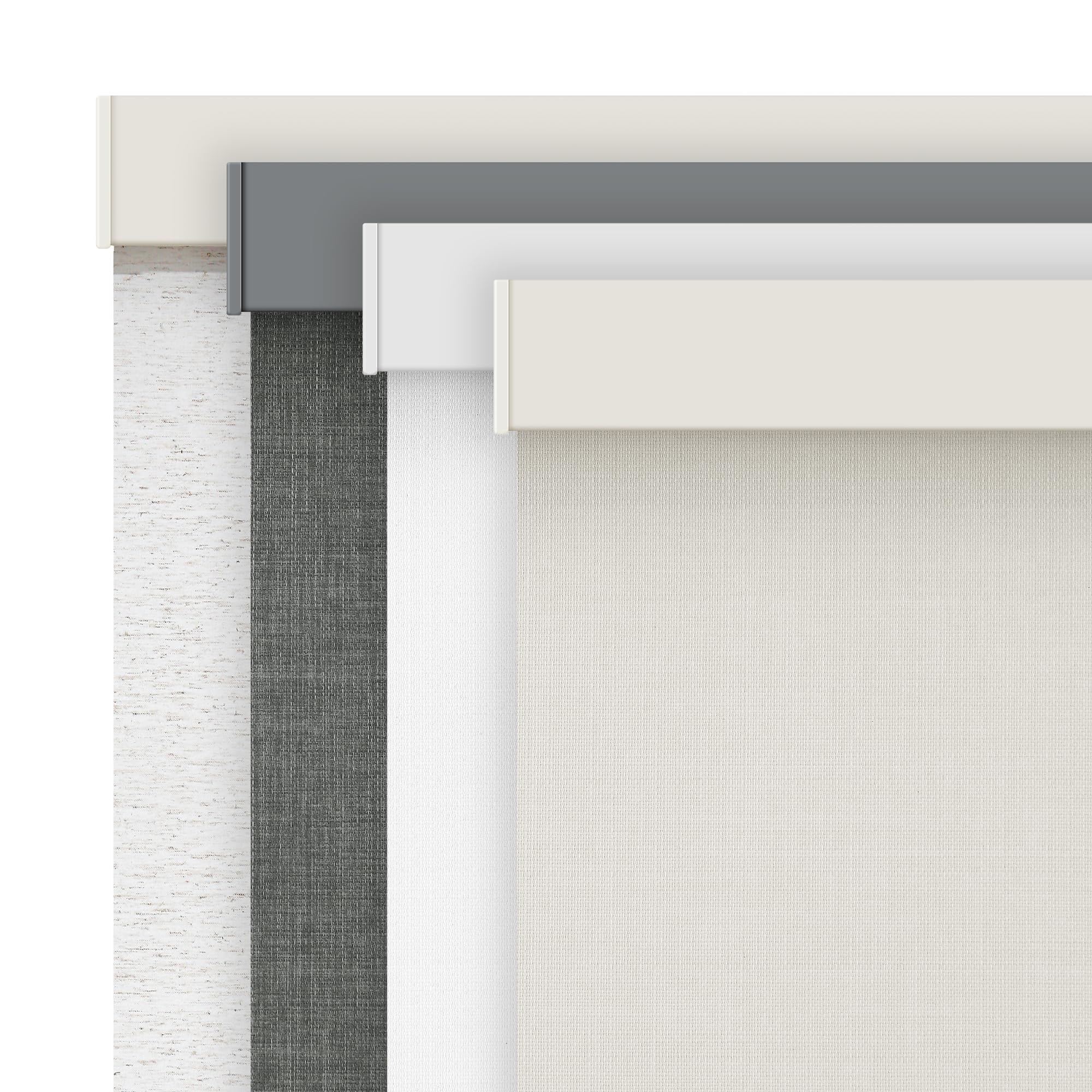 Photo 1 of  Linen Roller Blinds Shades for Indoor Windows Pull Down Cordless Blackout Black Out Window Shade 35 X 72 Inch Blinds for Home WHITE