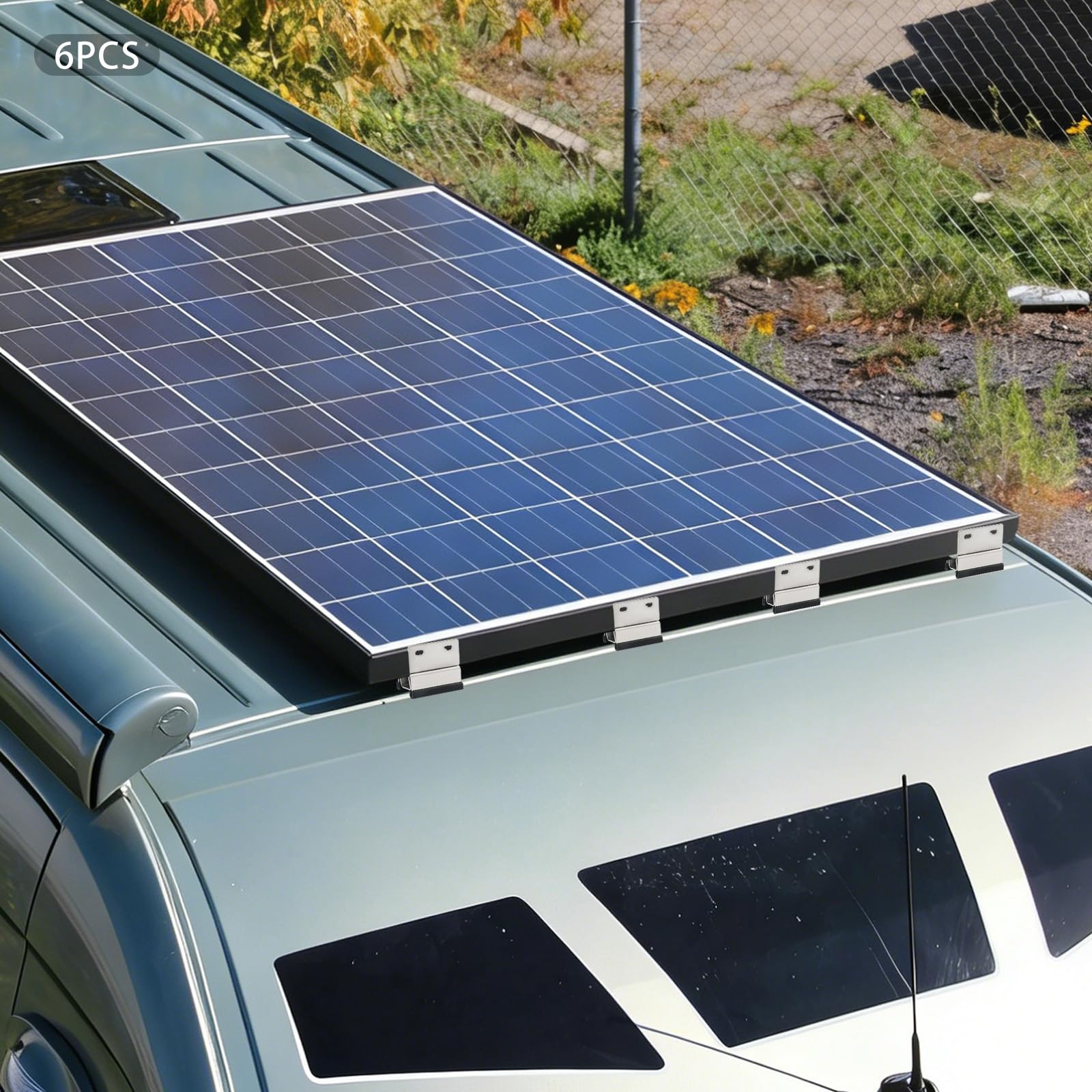 6 Stück Dachhalterungs, Roof Rack Brackets, Van Roof Rack Mount Kit, Van-Dachträger-Befestigungssatz Dachträger-Halterungen 304 Edelstahl Pilzkopfhalter für Ducato Jumper Boxer ProMaster Movano