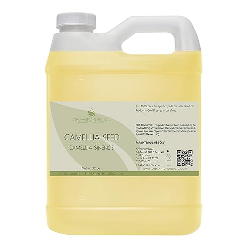 Aceite de semilla de camelia japonesa  100 puro orgánico prensado en frío sin refinar extra virgen grado terapéutico premium 32 onzas de piel cuerpo disponible en Yaxa Colombia