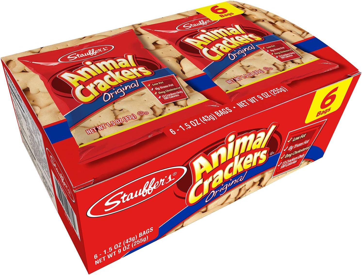 Barnum's Original Animal Crackers, 12 Snack Packs