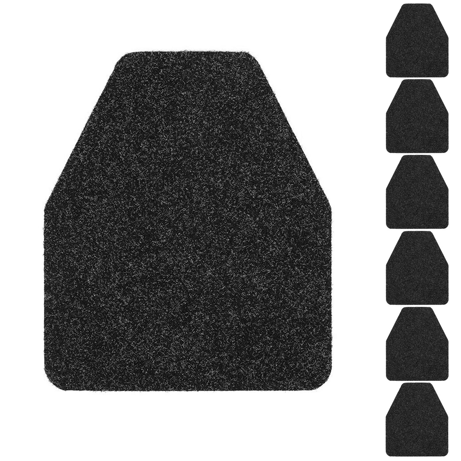 THMINS 6 Pack Urinal Mats for Men's Restroom, Non-Slip Rubber Urinal Pads, Washable Urinal Floor Mats