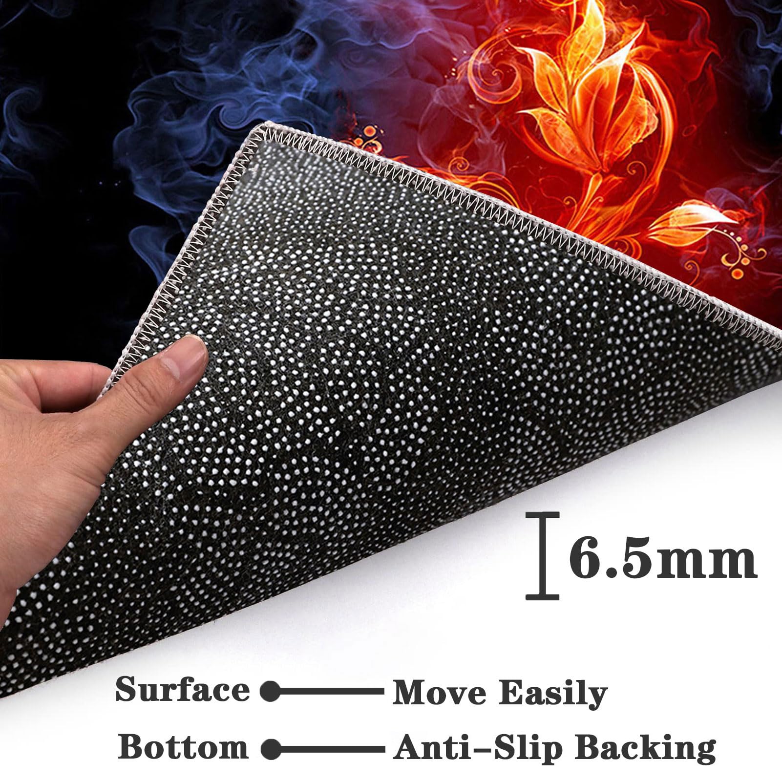 Bürostuhl Unterlage Bodenschutzmatte 140 x 180 cm Gaming Teppich Stuhlunterlage rutschfest Kratzfest Bodenschutzmatte Teppich Gaming Stuhl Unterlage Schreibtisch Gaming Stuhlmatten Teppichböden