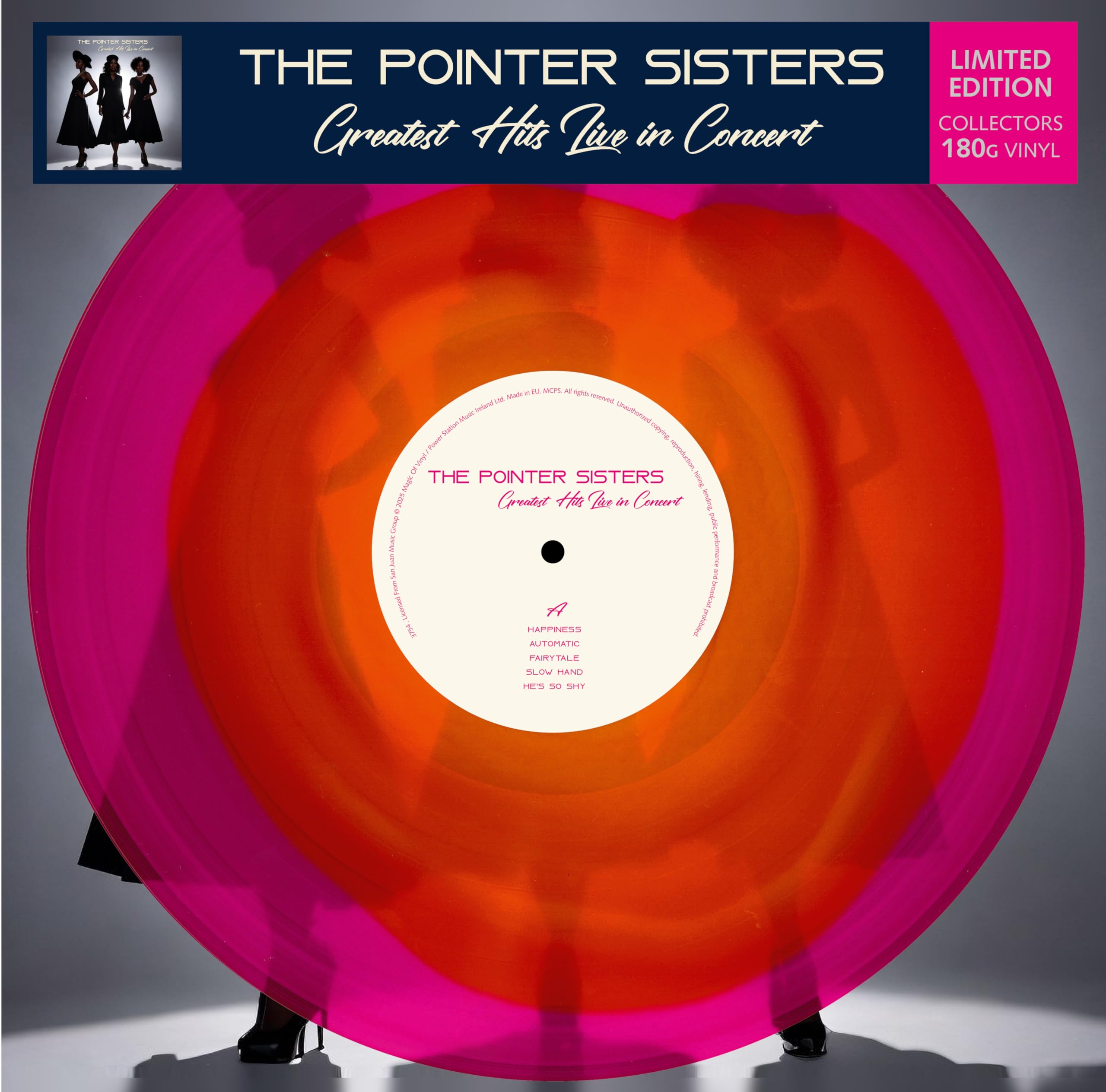 The Pointer Sisters - Greatest Hits Live In Concert - Limitiert - 180gr. Color in Color [VINYL]