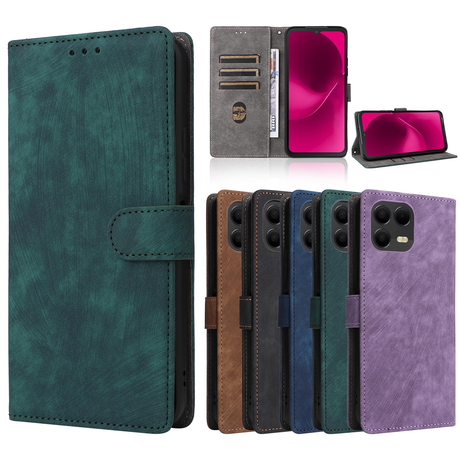 Für Samsung Galaxy Z Fold 5 Hülle mit S Pen-Halter, [Mit Dis