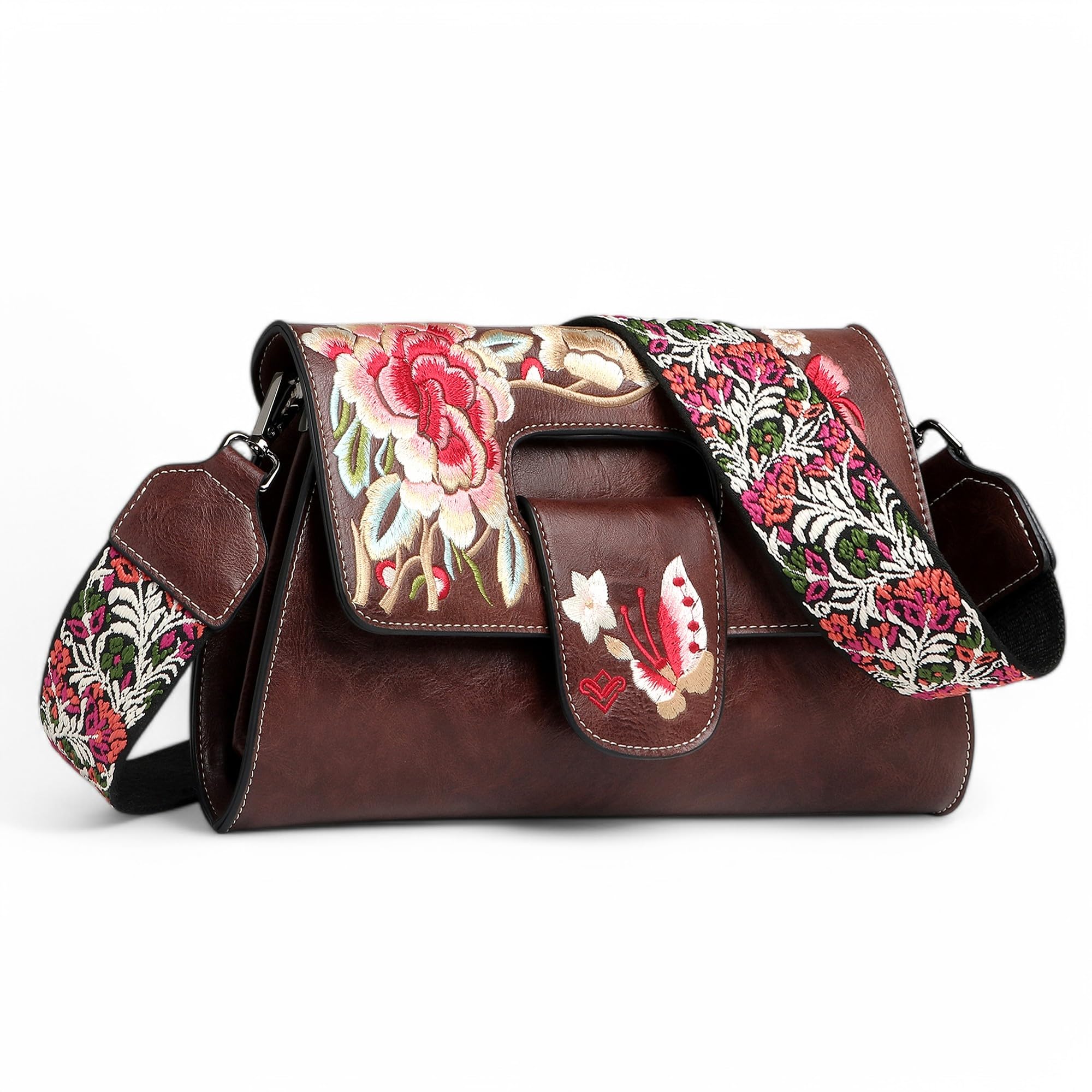 exotic Premium Beige Sling Bag Premium Floral Emboridery shoulder sling bag-picture-44