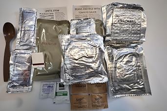 Ready to Eat Meals 3 Pack Military, Emergency Food Supplies, Long-Lasting Meals , Military-Style Rations, Survival Food Kits, Non-perishable Meals, Disaster Preparedness Food, Field Ready Meals - Meals Are Assorted Flavors