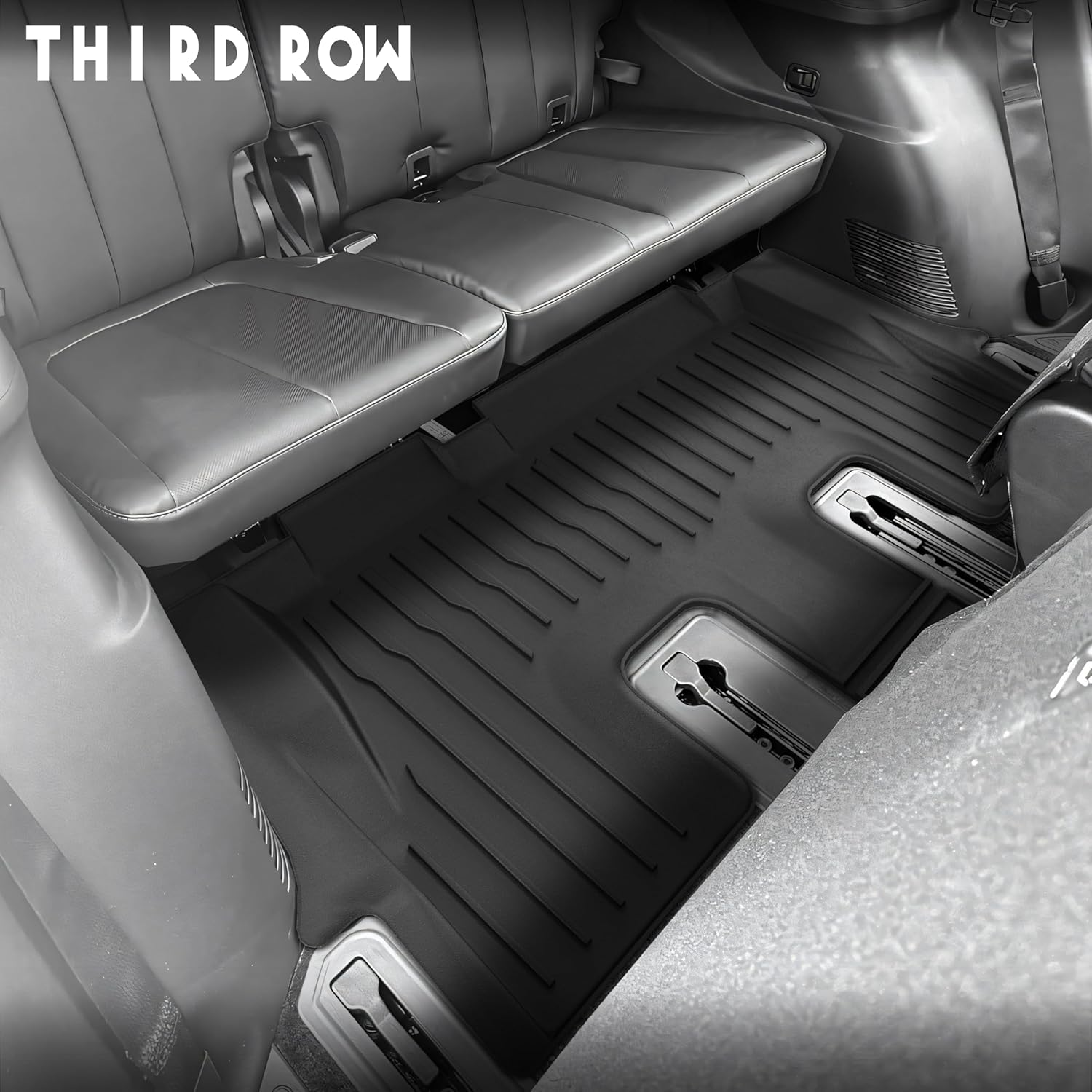 KARPAL Floor Mats Fit for Hyundai Palisade 2020-2025 (7-Seat/8-Seat), All Weather TPE Car Mats Cargo Liners Accessories, 1st & 2nd & 3rd Row & Cargo Liners