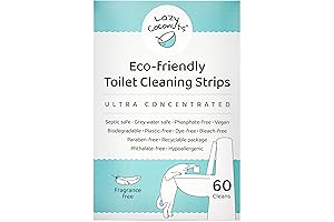 Toilet Bowl Cleaning Sheets - Replace Your Toilet Brush and Cleaner. Dissolve...