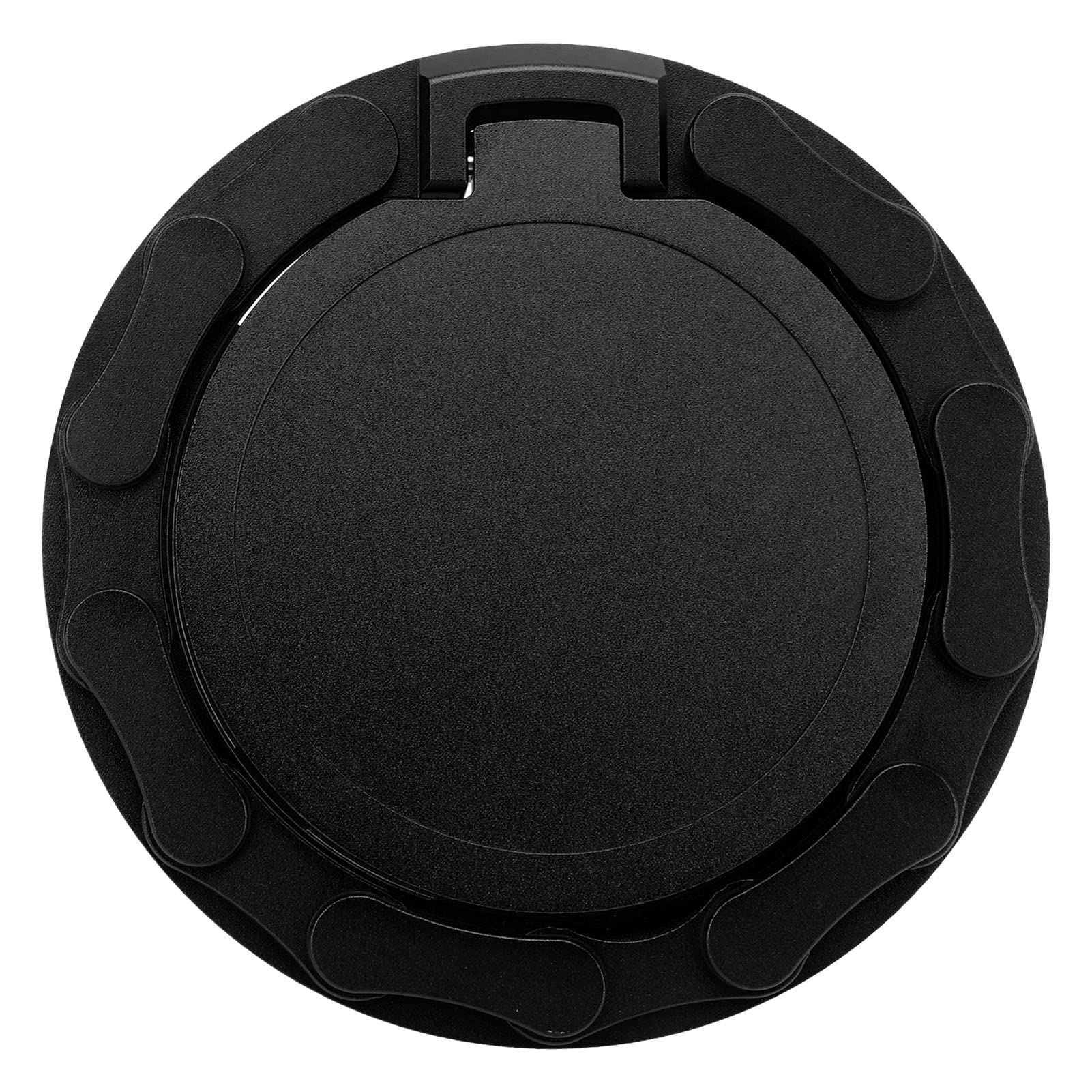 Fuel Fuel Filler Cover Replacement for Wrangler JK Sahara 2007-2018, for Unlimited Accessories 2 door 4 door, Do not fit 2018 JL (Black)