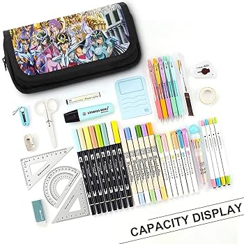 Amazon.co.jp: 聖闘士星矢ペンケース 大容量アニメの筆箱に適し