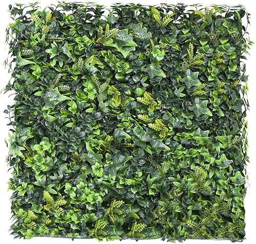 Miniatura 93 de Windscreen4less 6 paneles artificiales de boj de 20 x 20 pulgadas, seto topiario, plantas, hierba, pantalla de privacidad para exteriores, Boj