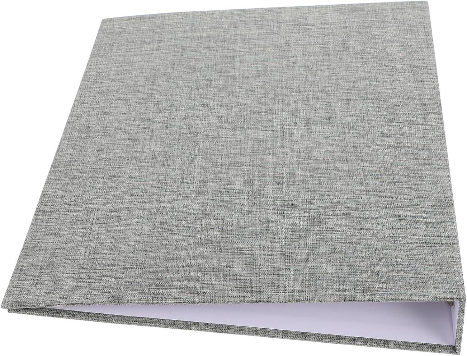 3 Ring Binder with Fabric Cover Sheet Organizer for Office Home Elegant Storage for Test Papers Sheet Music Photos and Documents
