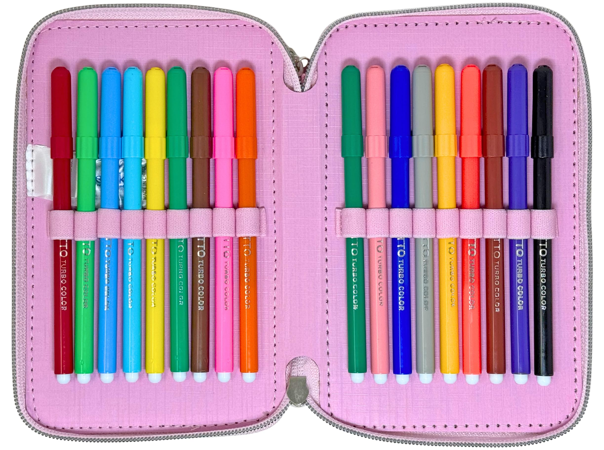 Clondo Astuccio 3 Scomparti Scuola Bambina Per Hello Kitty Fan Completo 44 Pezzi – Effetto 3D con Personaggi – 20x12x7 cm – Kit Cancelleria Triplo Corredo Elementare e Primaria 6+ Anni