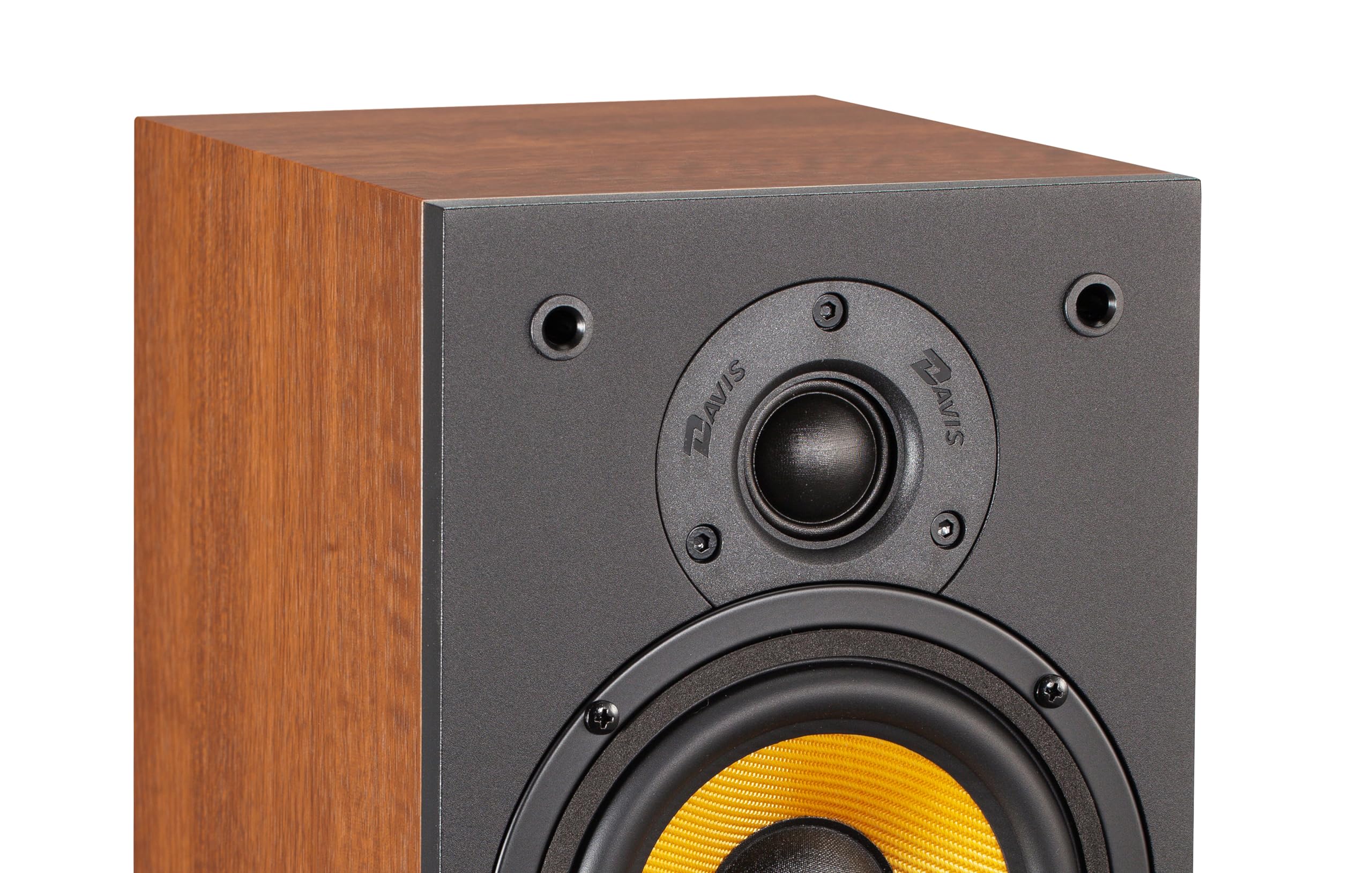 Davis Acoustics Ariane 1 Noyer Américain (Dark Walnut) - Paire d'enceintes étagère 2 Voies/2 Haut-parleurs