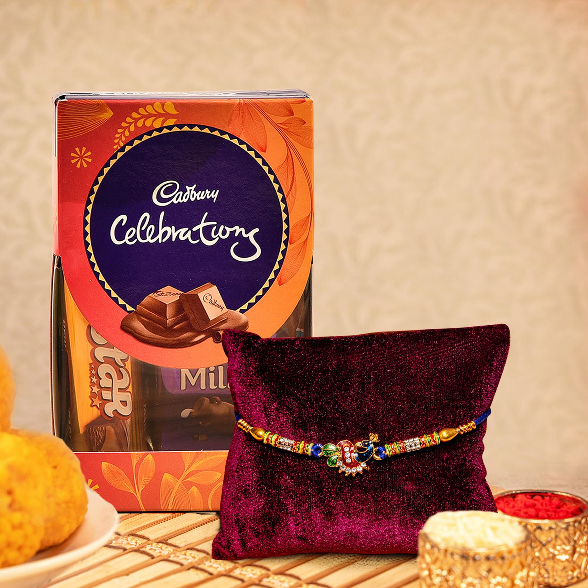 See full amazon price history chart for TIED RIBBONS Rakhi for Kids with Chocolate Gift Pack - Peacock Rakhi for Kids with Cadbury Celebrations Chocolates and Roli Chawal Tikka TIED RIBBONS Rakhi for Kids with Chocolate Gift Pack - Peacock Rakhi for Kids with Cadbury Celebrations Chocolates and Roli Chawal Tikka (B09B4Z1542) Amazon Price History, Amazon Price Tracker