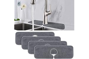 PoYang 4-Pack Kitchen Sink Splash Guard: Keep Your Kitchen Clean and Dry