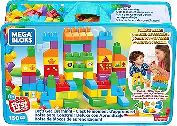 Mega Bloks Fvj49 Let S Get Learning Bricks Multi Colour Amazon Co Uk Toys Games