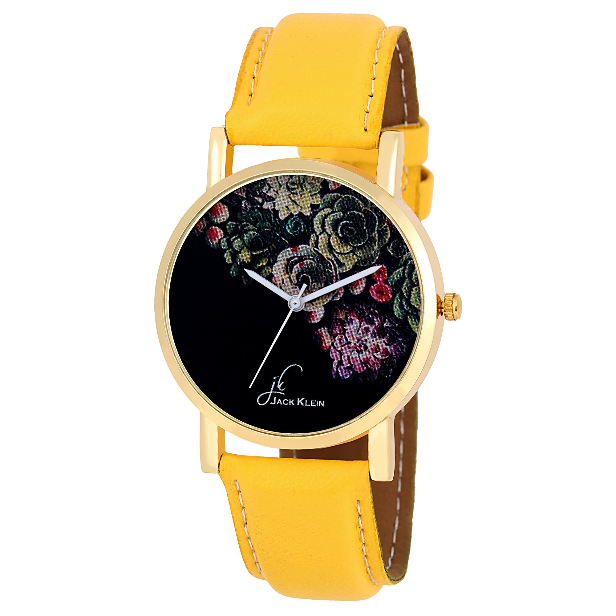 Jack Klein Golden Case Flower Edition Wrist Watch (B07B6P2XP6) Amazon Price History, Amazon Price Tracker