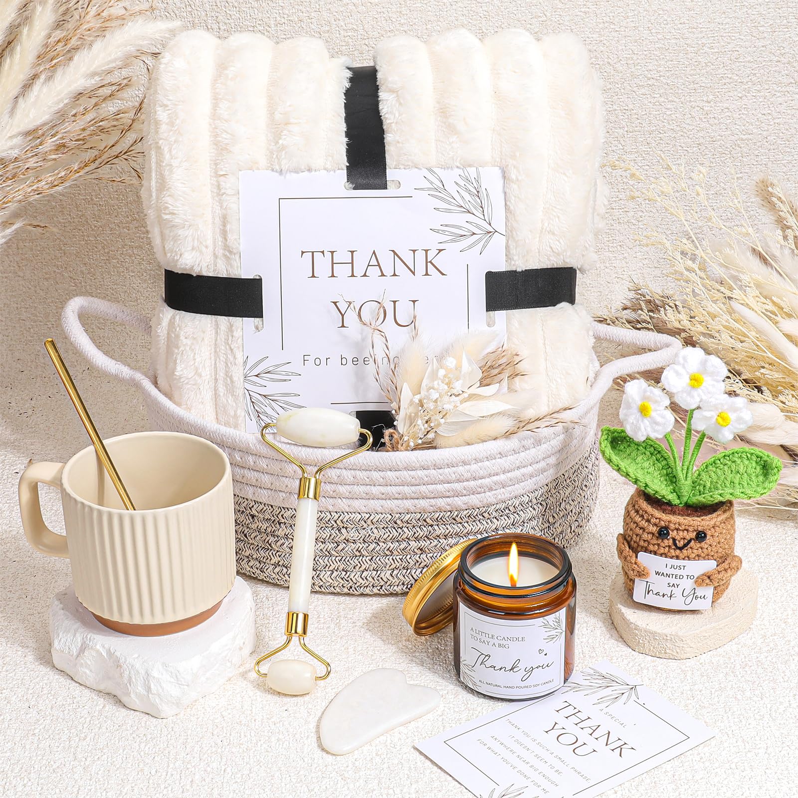 pengtai Regalo di ringraziamento per donne, 9 regali per la cura di sé, cesto regalo di apprezzamento per insegnanti, colleghi, amici, infermieri, perfetto per la festa della mamma, compleanno
