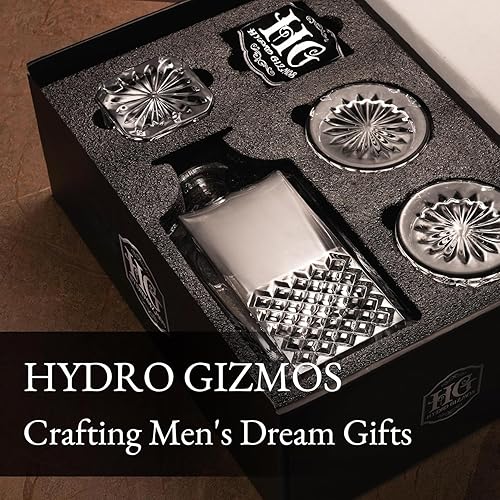 Miniatura 6 de Regalo de lujo para hombres  Juego de decantador de whisky para tu querido esposo o papá  2 vasos de whisky y decantador es una gran idea de regalo