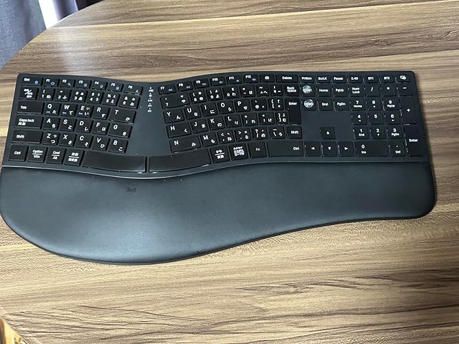値下げ】Ewin エルゴノミクスワイヤレスキーボード NKB1301-BK ewin