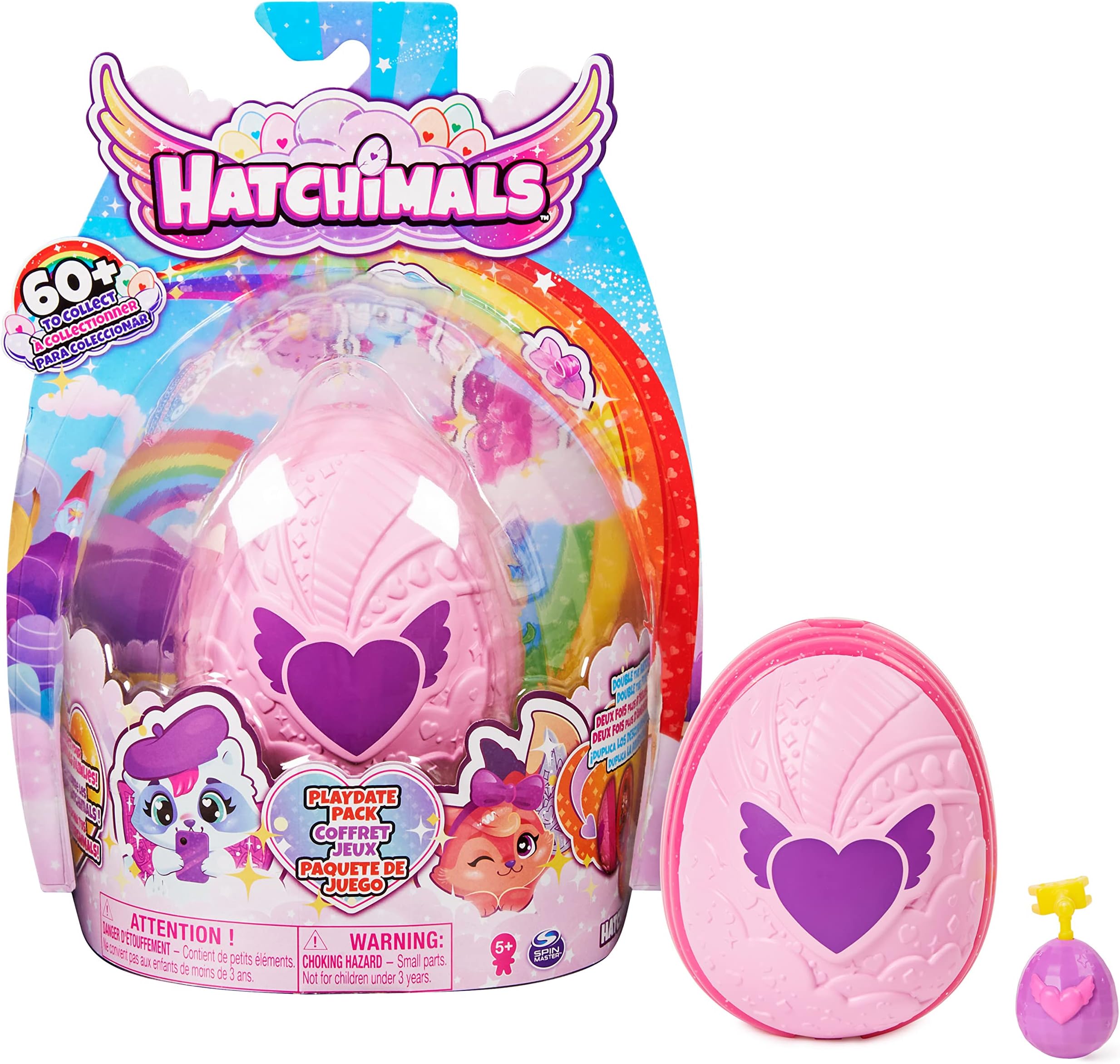 CollEGGtibles, Playdate Pack with Egg Playset, 4 Characters and 2 Accessories (Style May Vary), Kids’ Toys for Ages 5 and up