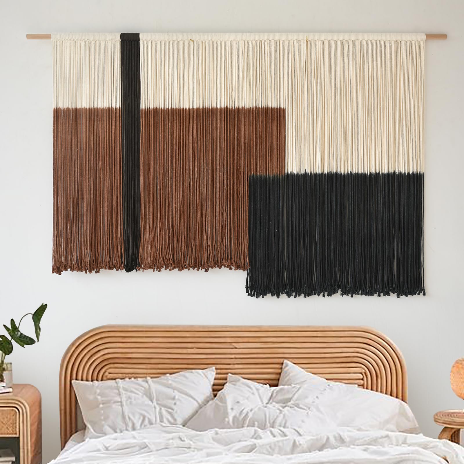 Amazon.com: Macrame Wall Hanging Large Dip Dye Tapestry Fiber Wall