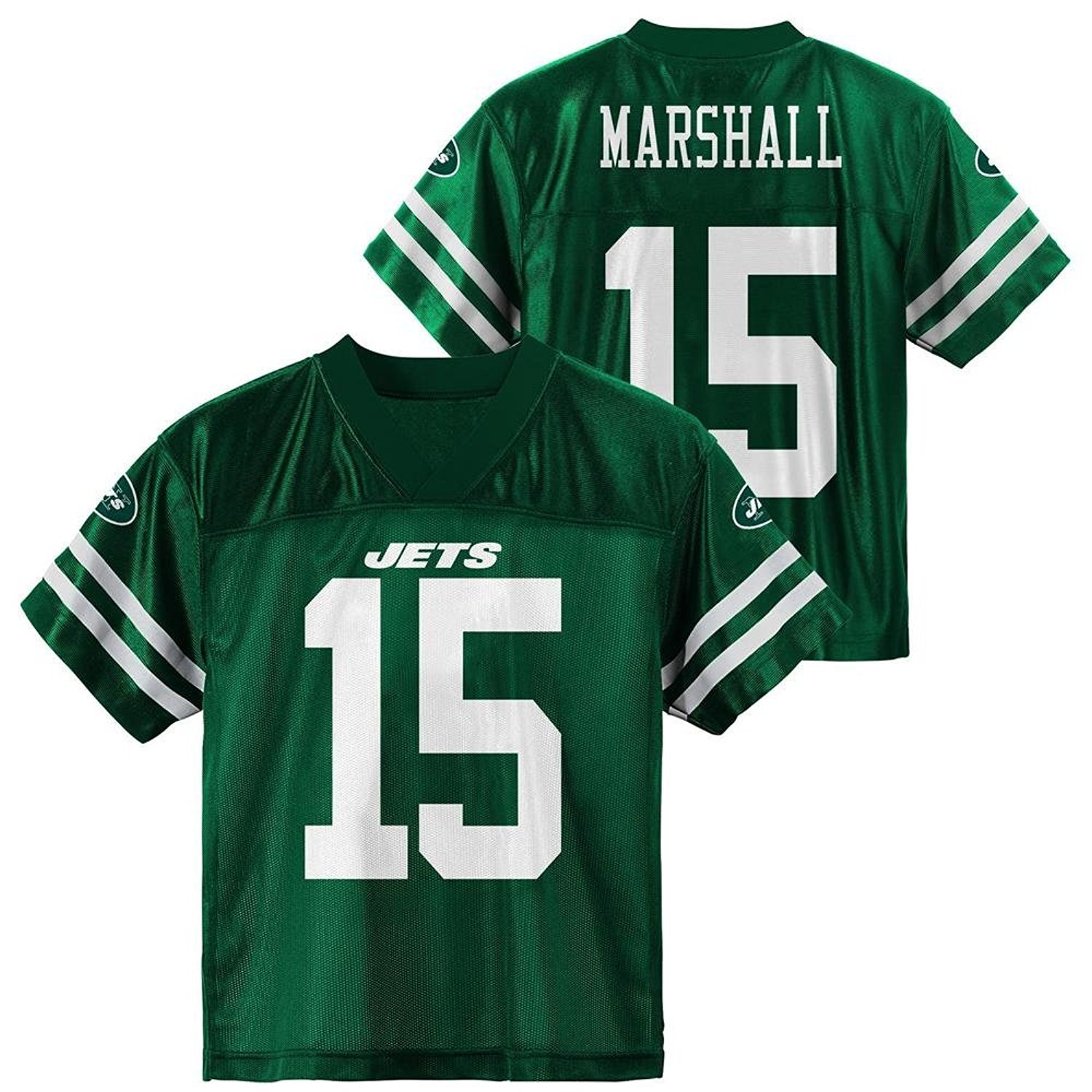 Brandon Marshall New York Jets Green Youth Player Home Jersey