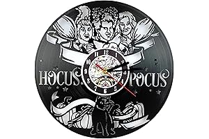 Hocus Pocus Vinyl Record Wall Clock