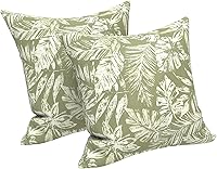 Vista 189 de LVTXIII - Juego de fundas para cojines de sofá, patio o sillón de exteriores, cuadradas y decorativas, 2 unidades de 16" x 16", sin relleno