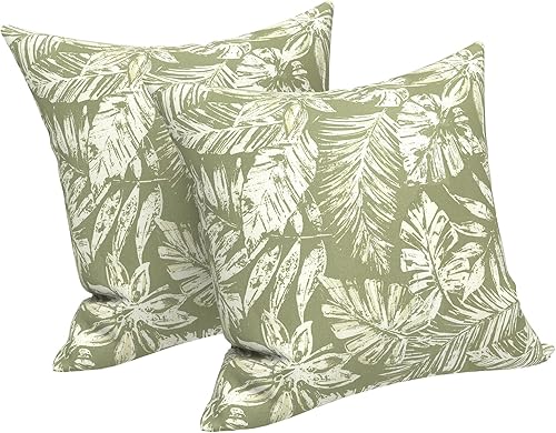 Miniatura 189 de LVTXIII - Juego de fundas para cojines de sofá, patio o sillón de exteriores, cuadradas y decorativas, 2 unidades de 16" x 16", sin relleno