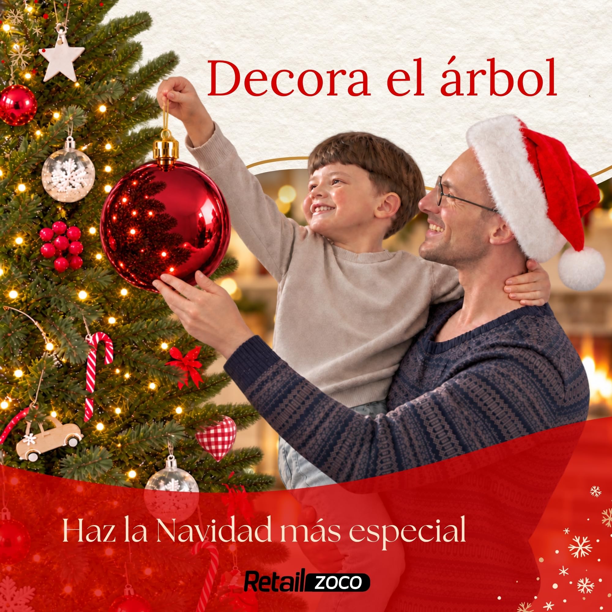 Bolas de Navidad, Adornos Arbol Navidad, 2 Piezas, Rojo Oscuro - imagen 3