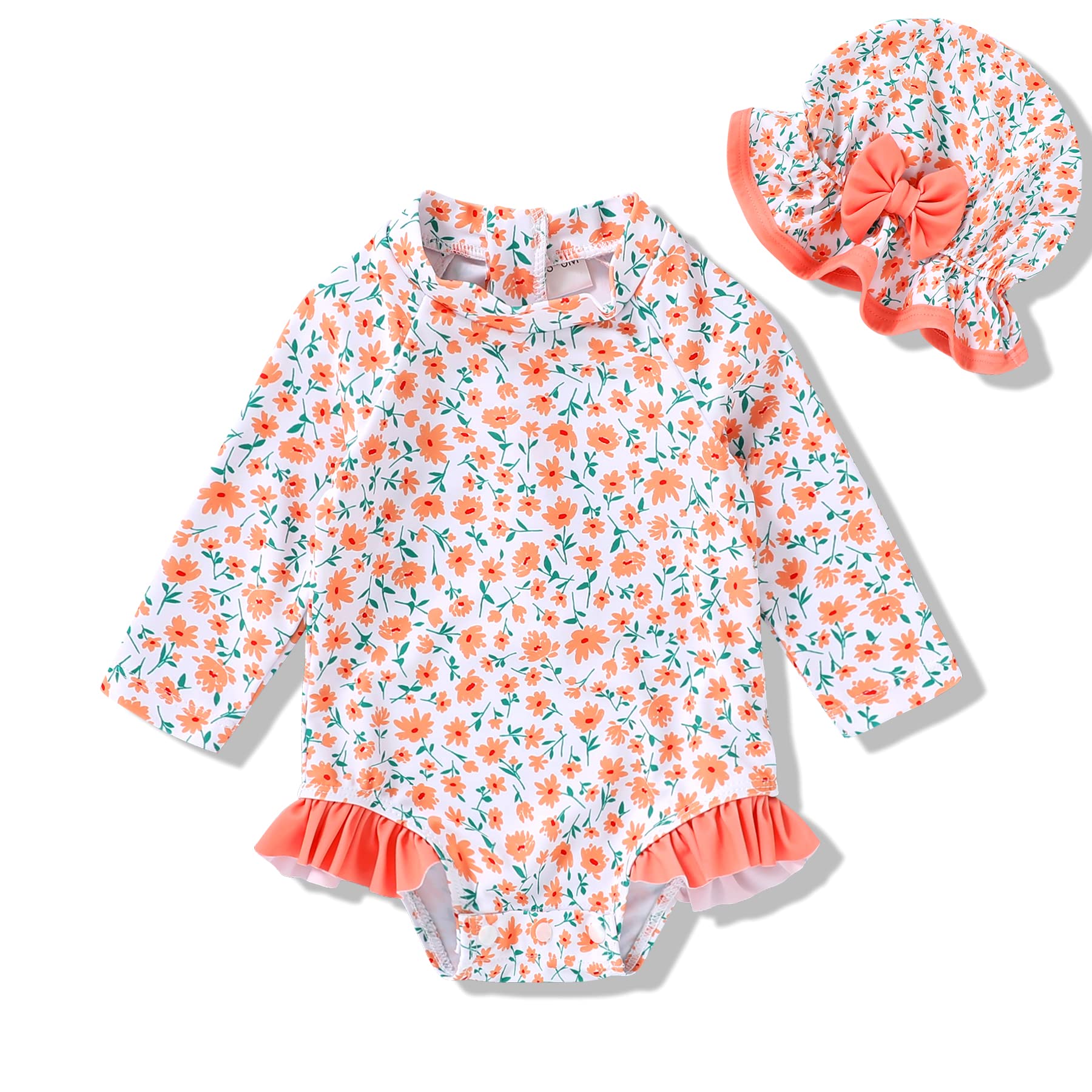 Infant Baby Girl Swimsuit One-Piece