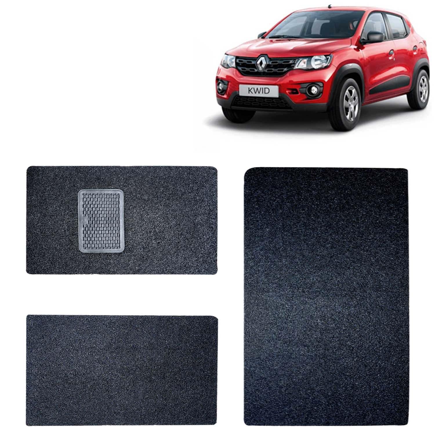 KINGSWAY® Noodle Grass PVC Car Floor Foot Mats 12mm Thickness