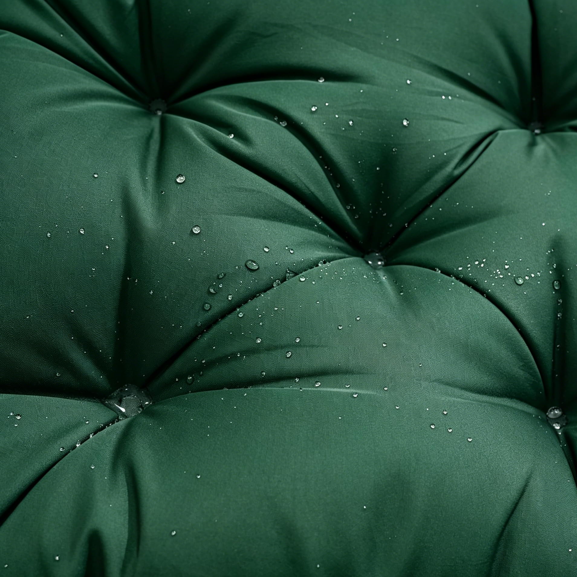 Cuscino per panchina, cuscino da panca per interno e esterno, idrorepellente, cuscino per panca da giardino e dondolo Hollywood (Verde scuro, 150 * 50 * 8 cm)