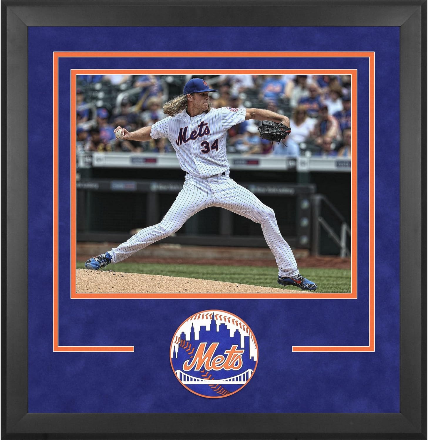 New York Mets Deluxe 16" x 20" Horizontal Photograph Frame - Baseball Other Display Cases