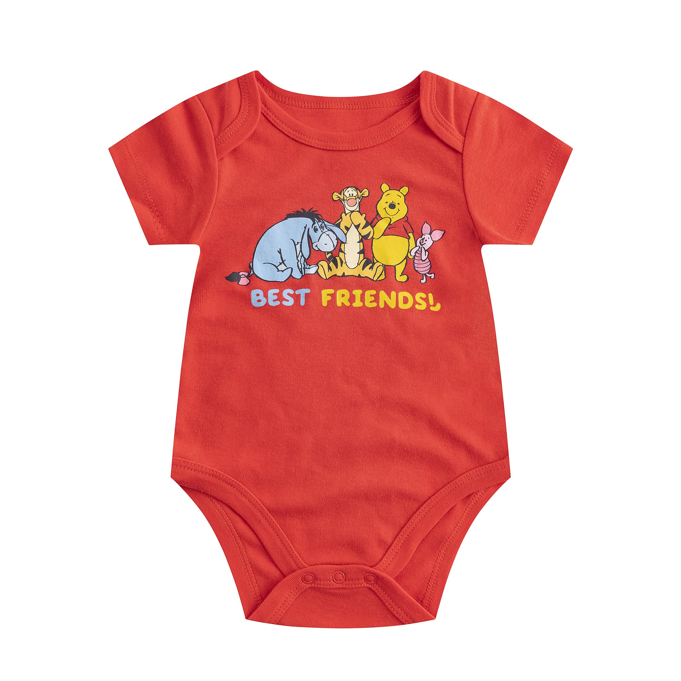 Disney Baby Boys 5 Pack Bodysuits For Newborn And Infants Body Bimbo 0-24 (Pacco da 5)