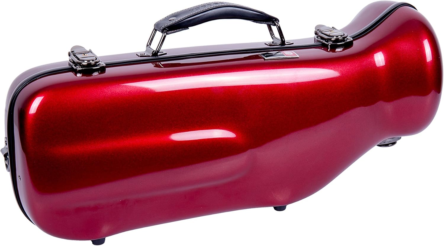 Crossrock CRF1000 Trumpet Case, Fiberglass Hard Case, Backpack Available in Red