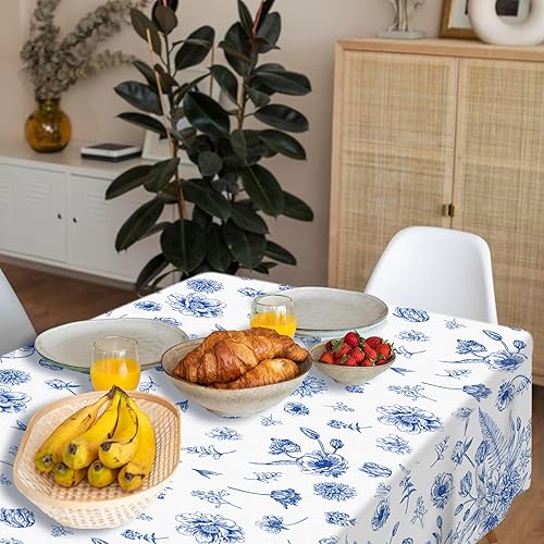 Miniatura 237 de CC HOME 1 pieza de mantel de plástico para fiesta de los 90 de 54 x 87 pulgadas de largo, mantel vintage retro de los 90 de hip hop, tema de 1990